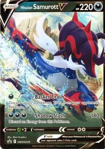 Hisuian Samurott V - SWSH239 - Black Star Promo - Pokemon Card - NM/M - Bild 1 von 2
