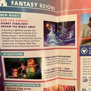 Disney Magic Kingdom 2025 Guide Map Prospekt Starlight Parade Opening Night - Bild 1 von 2