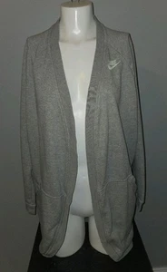 Mujer Nike Open Sudadera Cárdigan Chaqueta XS Atlético Gris - Imagen 1 de 6