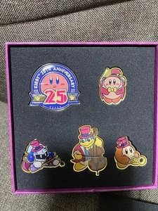 New Kirby of the Stars Pins 5 Piece Set 25th Anniversary Orchestra Concert 2017 - Picture 1 of 4