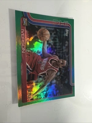 NBA Topps Basketball 2025-26 - Allen Iverson Green Refractor - 98/99 Numbered - Image 1 of 2