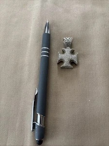 Effy Diamant Kreuz Sterling Silber 18K Balissima Anhänger BH 925 - Bild 1 von 7