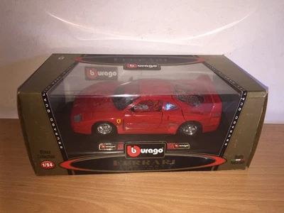 Bburago Burago 1:24 FERRARI F40 1987 ROSSA in Metallo cod. 1532 MIB - Immagine 1 di 4