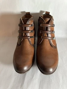 Neu im Karton Pikolinos Cuero braune Damen-Lederstiefeletten Größe 5/36 Reißverschluss - Bild 1 von 8