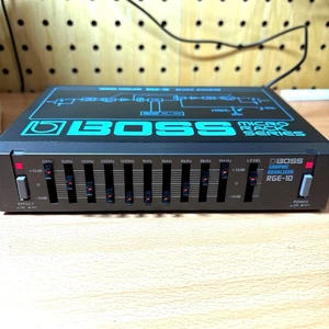 BOSS GRAPHIC EQUALIZER RGE-10 Guitar Effects Working JP black - Picture 1 of 9