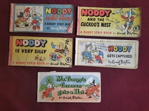 Vintage Collection 1950s NODDY STRIP BOOKS,ENID BLYTON,Illustrated by BEEK,Lot - Picture 1 of 13