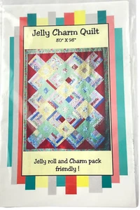 Finishing Touch Quilting Jelly Charm Quilt PATTERN 80" x 98" Dawn Muecke - Picture 1 of 6