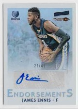 2016-17 Aficionado Endorsements Artist's Proof Bronze James Ennis Auto 27/49