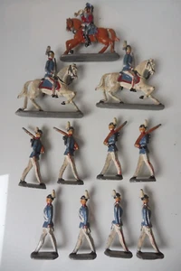 11 Very old Pewter -figuren, Tin Soldiers - Bild 1 von 7