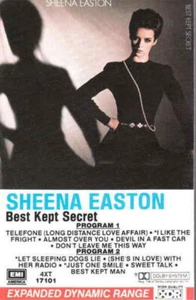 SHEENA EASTON Best Kept Secret Cassette Tape 1983 EMI America 4XT 17101 - Picture 1 of 3
