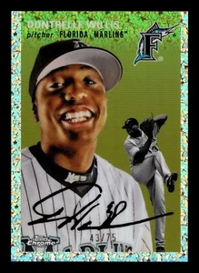 Mini diamante Topps 2023 cromo platino Dontrelle Willis oro rosa/75 #53 - Imagen 1 de 2