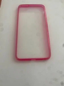 Hama 135160 Pink Transparent Frame Cover for iPhone 6 PLus - Picture 1 of 2