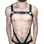 Men Body Restraint Leather Harness Belts Straps Suspenders Braces Armor Costu Wa