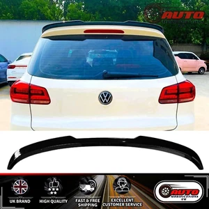 VW Tiguan 5N Rear Boot Roof Spoiler Lip Wing Body Kit Gloss Black 2007-2016 - Picture 1 of 8