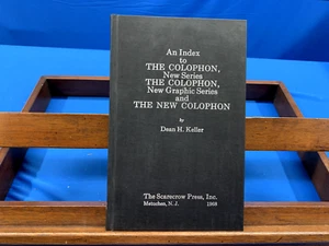 An Index to the Colophon, New Series the Colophon...- Dean H. Keller, 1968 - Picture 1 of 5