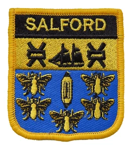 Salford Shield Embroidered Patch - Picture 1 of 3