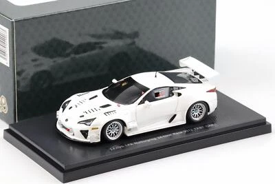 1:43 Ebbro Lexus Lfa Nürburgring 24h Race 2012 Test Auto Bianco - Immagine 1 di 3