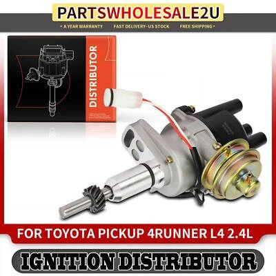 Ignition Distributor w/ Cap & Rotor for Toyota Pickup 1982-1990 4Runner Celica - Image 1 of 4