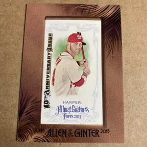 2015 Allen & Ginter 10 Anniversary Mini 2013 Bryce Harper A&G Back XQ - Picture 1 of 2