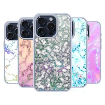 HEAD CASE DESIGNS IRIDISCENT MARBLE SOFT GEL CASE FOR APPLE iPHONE PHONES - Image 1 of 4