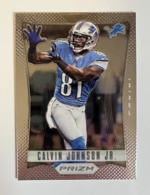 Calvin Johnson 2012 Panini Prizm NFL #64 First Year Prizm Detroit Lions - Image 1 of 2