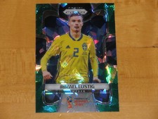 2018 Panini Prizm World Cup Green Crystals Prizm #233 Mikael Lustig 19/25