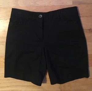COUNTERPARTS Black Chino Shorts - Women's Size 10P Petite - Picture 1 of 3
