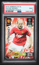 2010-11 Panini Adrenalyn XL UEFA Champions League Wayne Rooney PSA 9 MINT