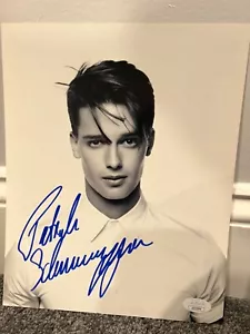 Patrick Schwarzenegger signed JSA COA 8x10 Arnold Schwarzenegger psa bas - Picture 1 of 1