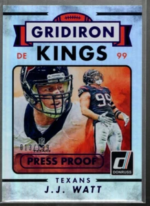 B2446- 2015 Donruss Press Proofs Purple #290 J.J. Watt GK /199 - NM-MT - Picture 1 of 2