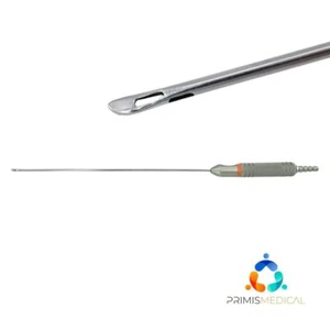 Cánula de liposucción de mango grande tipo espátula de 4 mm x 35 cm 20-3/4" - Imagen 1 de 4