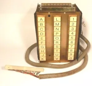 ROWE JUKEBOX R-74: UNIDAD DE BOTONES sin probar con electrónica, cable y conector - Imagen 1 de 7