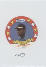1990 Holsum Bread Superstars Discs Rickey Henderson #8 HOF