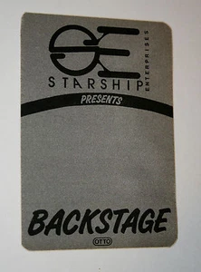 2 80s Starship Enterprises Back Stage Pass Otto Mint Last show Star Trek - Picture 1 of 2