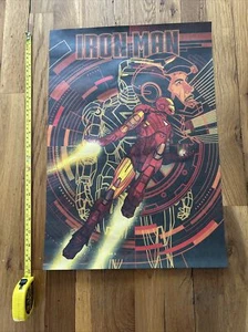 IRON MAN 14" X 20” GENUINE AUTHENTIC MARVEL AVENGERS TECH VINTAGE POSTER NICE - Picture 1 of 2