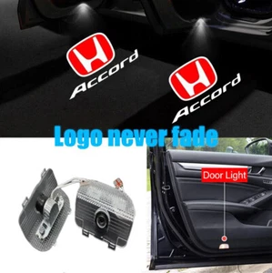 2Pcs LED HD Laser Projector Door Puddle Lights For Honda Accord 2014-2022 - Picture 1 of 7