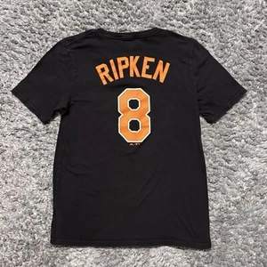 Cal Ripken Baltimore Orioles Majestic Kurzarm Shirt Trikot Jugend XL MLB USA - Bild 1 von 6
