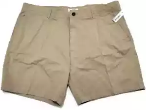 Goodthreads pantaloncino chino uomo slim fit 7" piatto davanti elasticizzato kaki taglia 29 e 34 - Foto 1 di 4