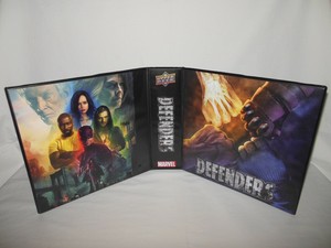 Custom Made 3 Inch 2018 The Defenders Trading Card Binder Graphic Inserts
