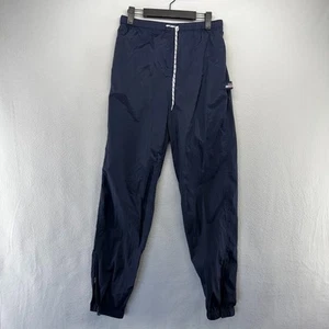 Vintage Nautica Competition Track Pants Youth Boys XL Blue Cuffed Nylon Flag 90s - Picture 1 of 8