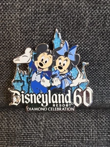 Prendedor comercial Disneyland Disney Resort Diamond Celebration 60 Mickey & Minnie - Imagen 1 de 5