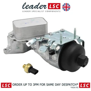 Oil Cooler and Switch Citroen C3 Mk2 Mk3 2014 Onward NEW 9801622280 9802152780 - Picture 1 of 12