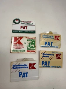 Targhetta Targhetta Nome Dipendente Kmart Vintage PAT - Foto 1 di 12