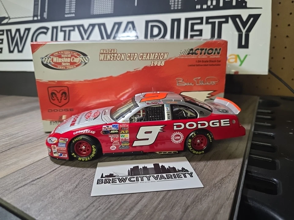 Acción Bill Elliott #9 Dodge The Victory Lap 2003 Intrepid 1:24 Die Cast Foto 1 de 4