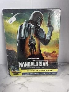 The Mandalorian Season Two Steelbook (4K UHD Blu-ray+Art Cards) Factory Sealed - Picture 1 of 3