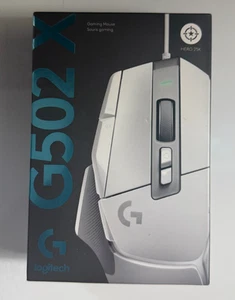 Logitech G502 X Kabelgebundene Gaming Maus White Hero 25K Sensor Brandneu VERSIEGELT - Bild 1 von 3