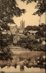 Iglesia de Knaresborough y antigua casa señorial Knaresborough Yorkshire Inglaterra PC s969 - Imagen 1 de 2