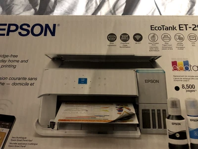Epson EcoTank ET-2980 Wireless All-in-One Color Supertank Printer - White: Autom - Image 1 of 4