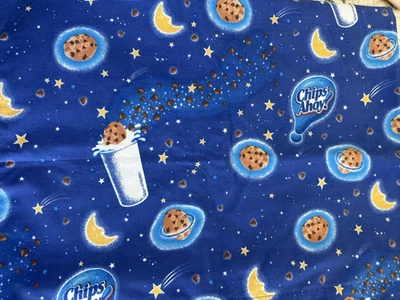 Chips Ahoy Celestial Cookies 'n Milk in Outer Space Planets Moon Twin Flat Sheet - Image 1 of 2