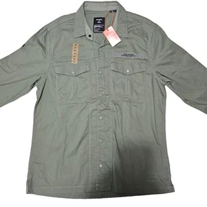 Superdry Hombre 2 PKT Field Shirt XL Caqui Nueva Con Etiquetas - Premium Surplus - Imagen 1 de 6